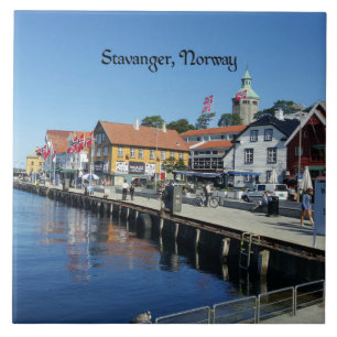 Stavanger, Norway scenic photo Tile