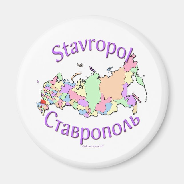 Stavropol Russia Magnet (Front)