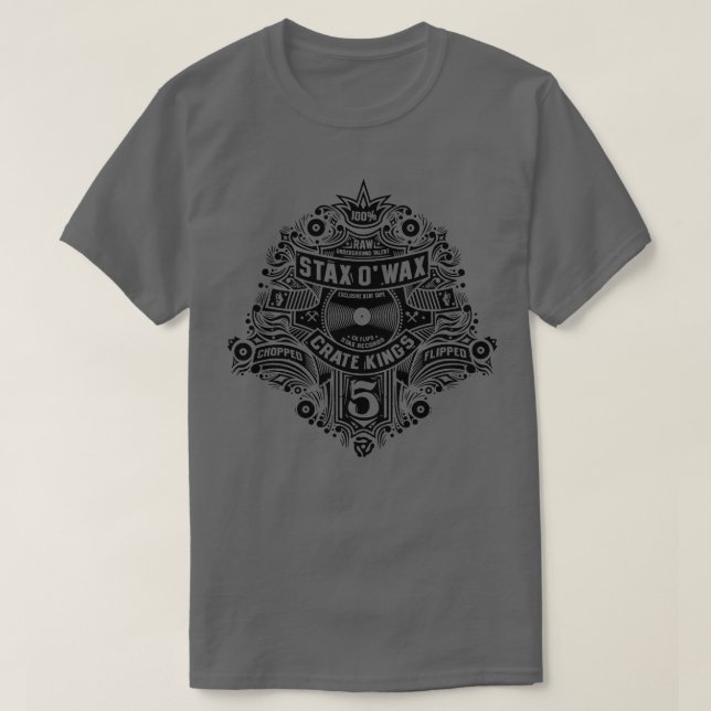 Stax O Wax T-Shirt (Design Front)