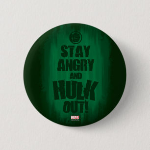 Stay Angry And Hulk Out 2 Inch Round Button
