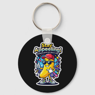 Stay Appeeling! – Cute Banana Confidence Keychain