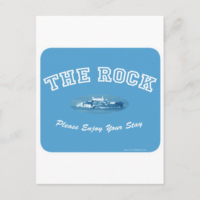 Stay at Alcatraz Postcard (Front)