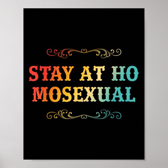 Stay At Ho Moual Funny Design  Poster (Front)