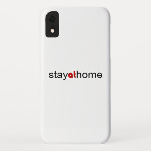 Stay at home iPhone XR case
