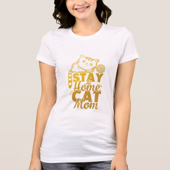 stay at home cat mom T-Shirt