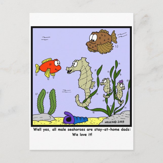 Stay at home Dad Postcard (Front)