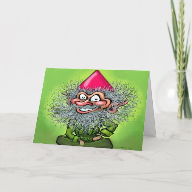 Stay at Home Gnome Card (Front)