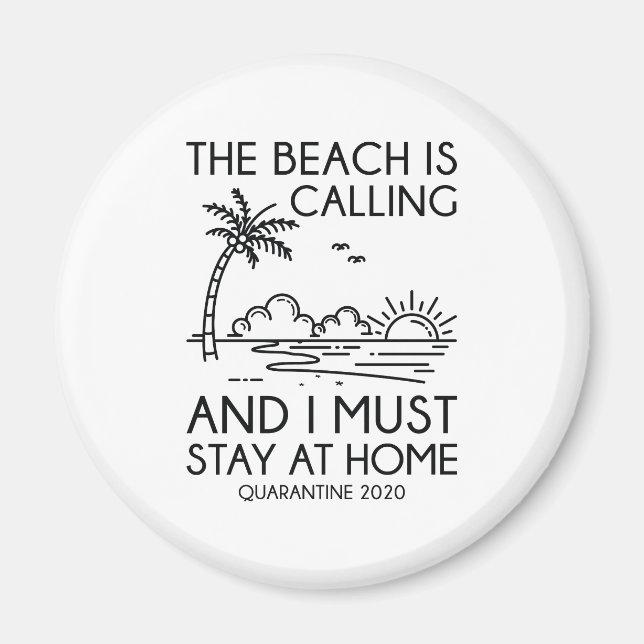 Stay At Home Magnet (Front)