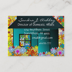 Stay At Home Mom-change background Calling Card