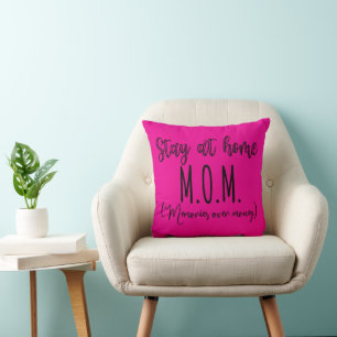 Stay At Home Mom Memories Over Money Throw Pillow