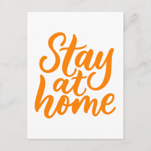 Stay At Home Postcard