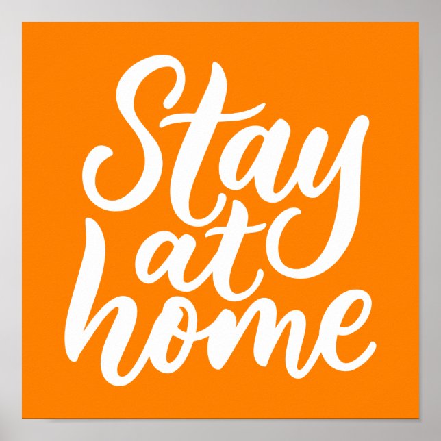 Stay At Home Poster (Front)