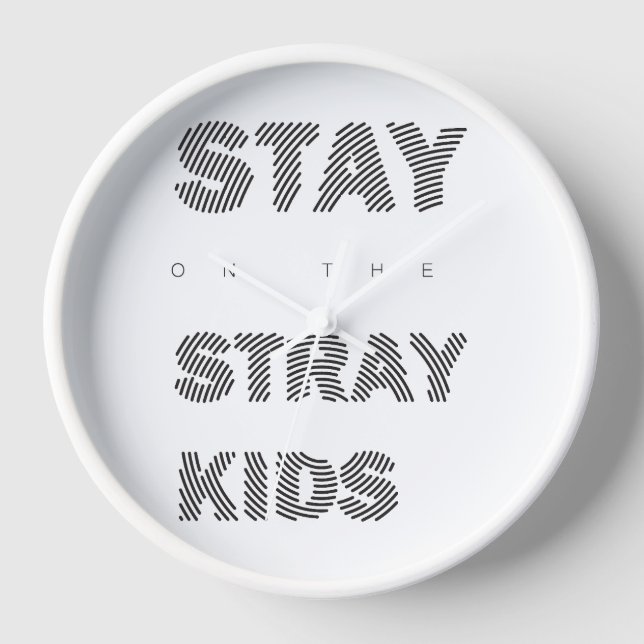 Stay Black Clock (Front)