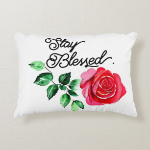 Stay blessed  accent pillow