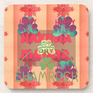 Stay Blessed Happy Saint Patrick's Day Hakuna Mata Coaster