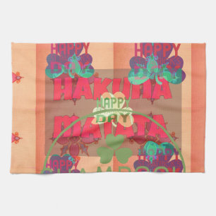 Stay Blessed Happy Saint Patrick's Day Hakuna Mata Kitchen Towel