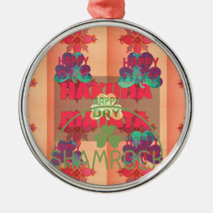 Stay Blessed Happy Saint Patrick's Day Hakuna Mata Metal Ornament
