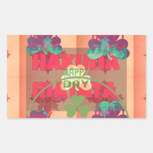 Stay Blessed Happy St Patrick's Day Hakuna Matata Sticker