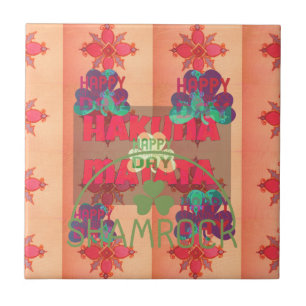 Stay Blessed Happy St Patrick's Day Hakuna Matata Tile