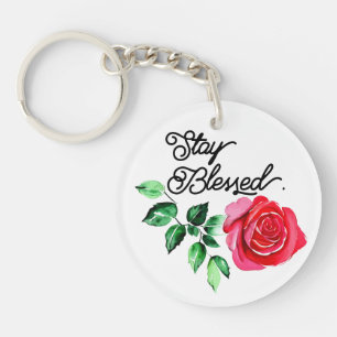 Stay blessed  keychain