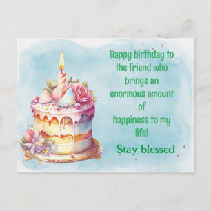 Stay blessed postcard