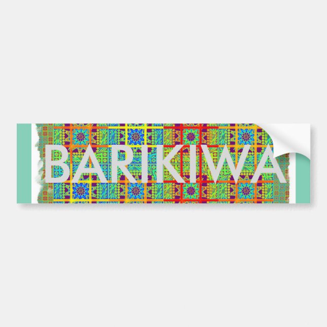 Stay Blessed Template Car Bumper Sticker (Front)