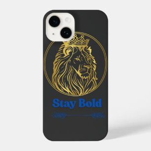 Stay Bold – Royal Lion King Design   Symbol of Str iPhone 14 Case