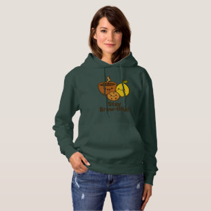 Stay Brew-tiful – Cute Coffee, Lemon & Cookie  Hoodie