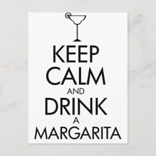 Stay Calm Margarita T-shirt Postcard