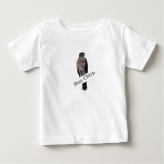 Stay Chirp Cute Bird Personalized Baby T-shirt