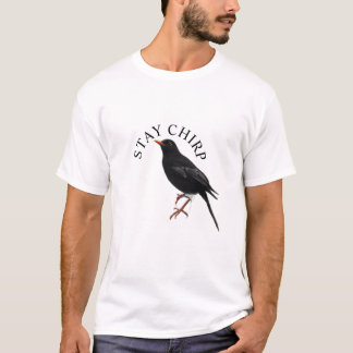 Stay Chirp Funny Bird Nerd Birdwatching T-Shirt