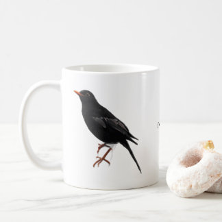 Stay Chirp Minimalist Black Bird Coffee Mug