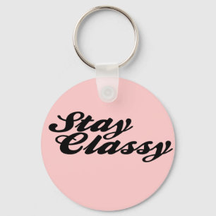 Stay Classy Vintage Keychain