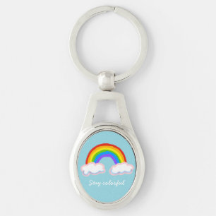 Stay colorful keychain