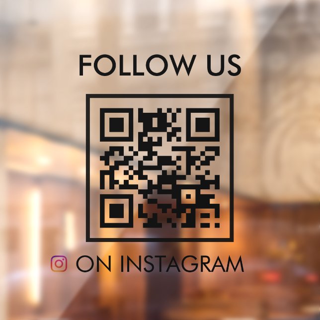 Stay Connected QR Code Sign | Instagram Follow  (Sheet 2)