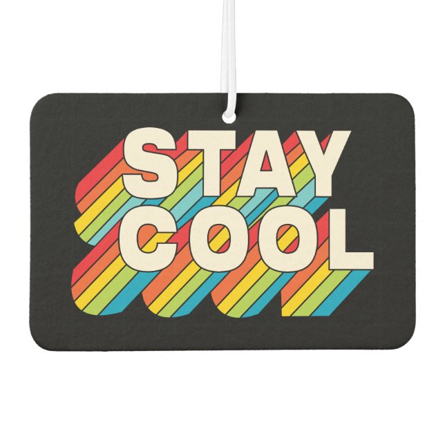 Stay Cool Air Freshener (Front)