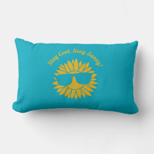 Stay Cool and Sunny – Cozy Sunflower Accent Pillow