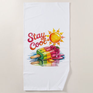 Stay Cool  Beach Towel
