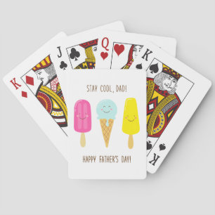 Stay Cool, Dad! Happy Father's Day! Playing Cards