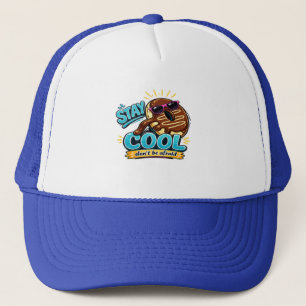 Stay Cool Doughnut Funny caps design
