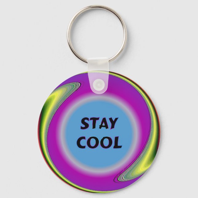 Stay Cool Keychain (Front)
