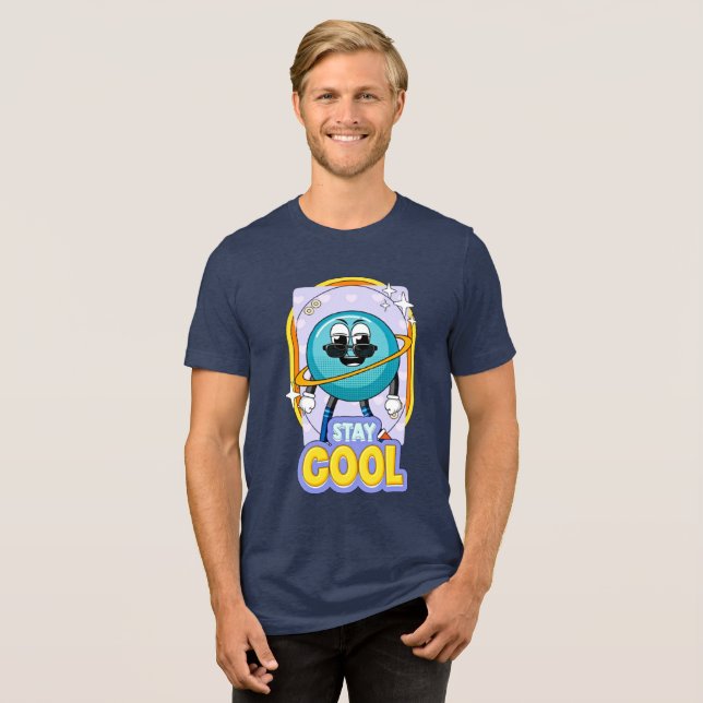 Stay Cool - Retro Saturn Tee (Front Full)