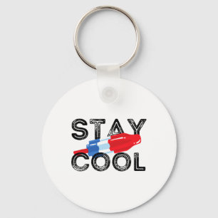 Stay Cool Rocket Pop Red White And Blue Popsicle S Keychain