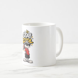 Stay Cool Street Style Rabbit Graphic – Funny Urba Coffee Mug