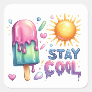 Stay Cool Summer  Stickers