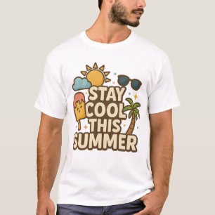 Stay Cool This Summer - Cute Summer Ice Cream Tee