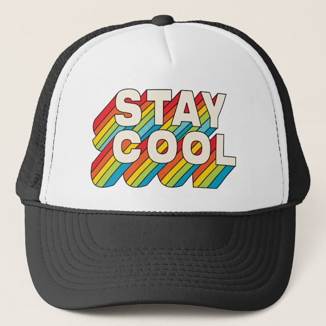 Stay Cool Trucker Hat (Front)