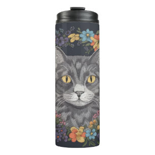 Stay Cozy and Cute with our Cat Thermal Tumbler