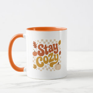 Stay Cozy Fall Pumpkin Friend Mug