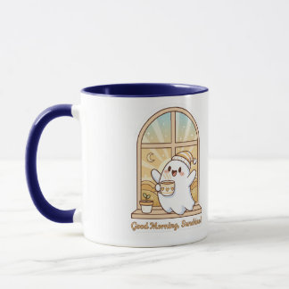 Stay Cozy, Keep Growing – Cute Ghost Coffee Mug ☕